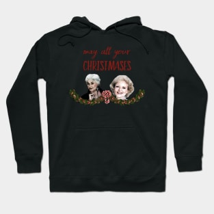 May All Your Christmases Bea White Hoodie